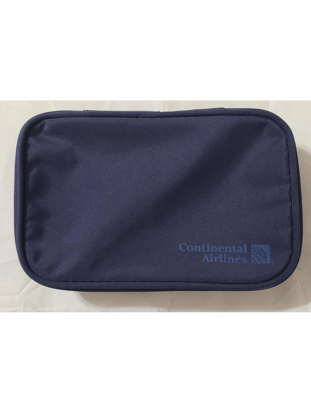 Continental Airlines  First Class Amenity Kit  Hanging Toiletry Travel BAG ONLY